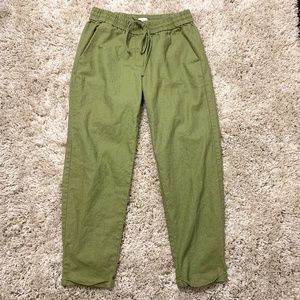 J. Crew Linen Drawstring Women's Joggers